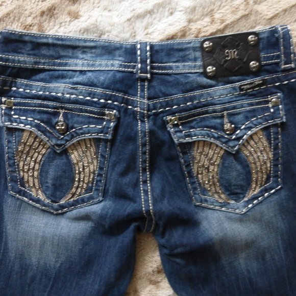 Miss Me Denim - Miss Me Jeans for Buckle Sz 31 Angel Wings